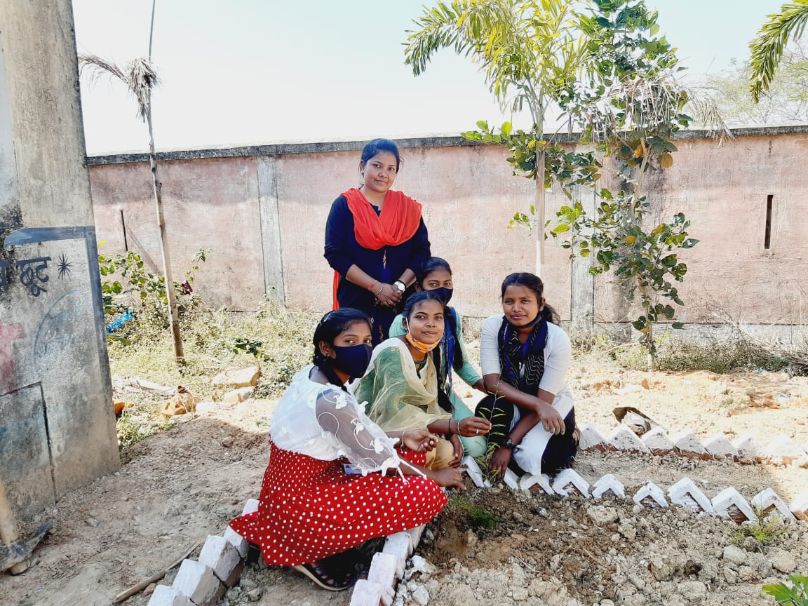 Plantation in Botanical Garden by Students 